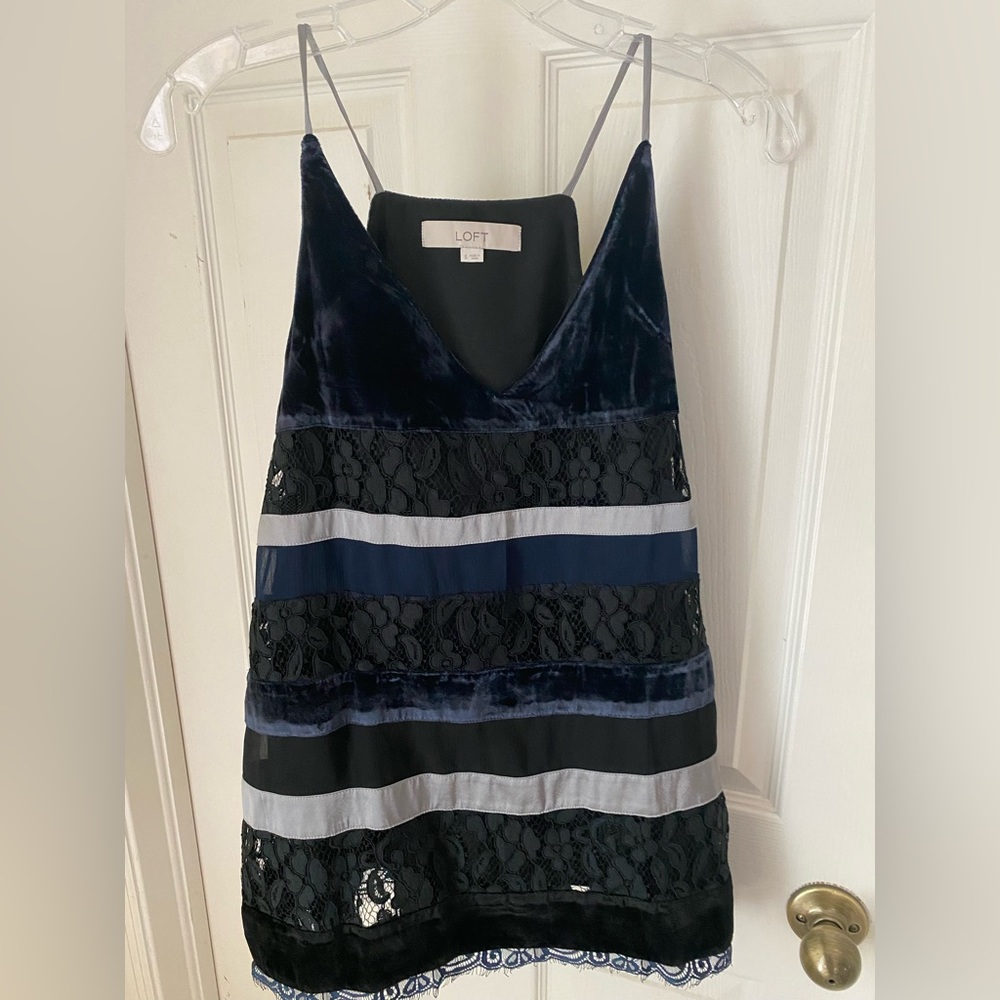 Loft evening/party sleeveless top size S